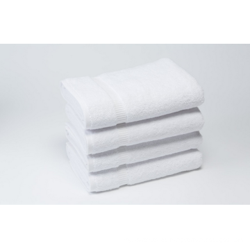 Toalla de baño blanca pura del hotel del jacquard del algodón 100% al por mayor de China